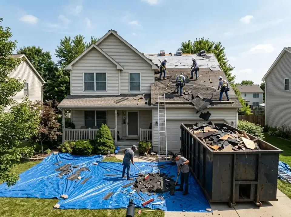 roof-replacement-debris-remova-004 — frequently asked questions, Cheapest Dumpster Rentals in North Potomac, MD